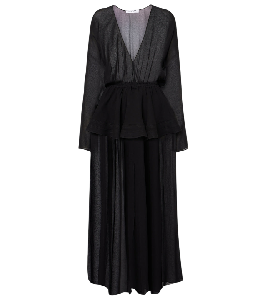 Alaïa Peplum midi dress
