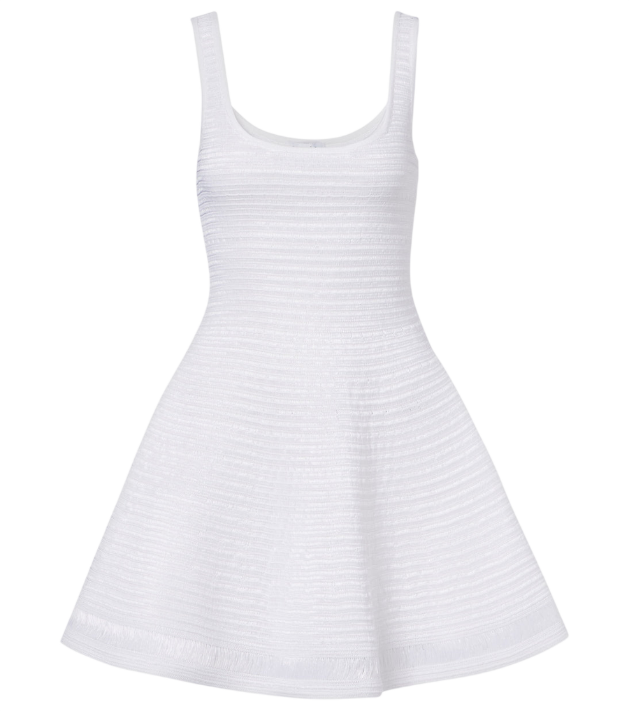 Mini-robe à basque Alaïa
