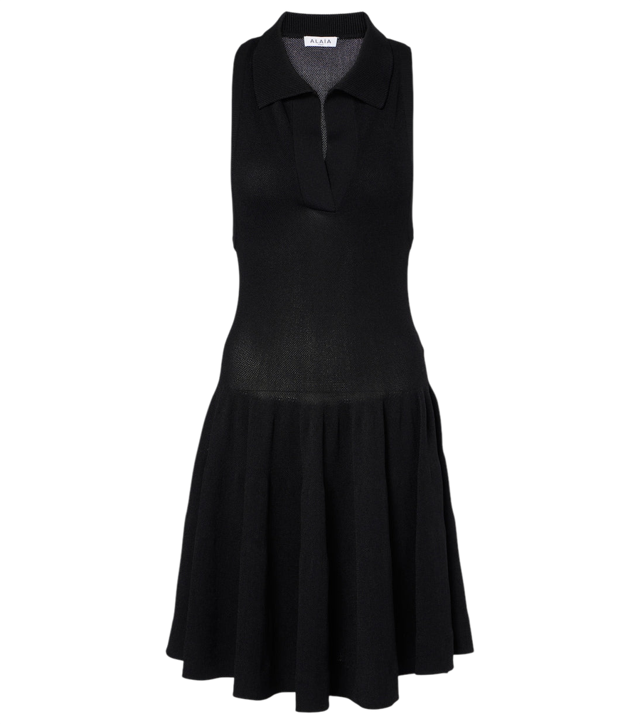 Alaïa Piquet polo dress