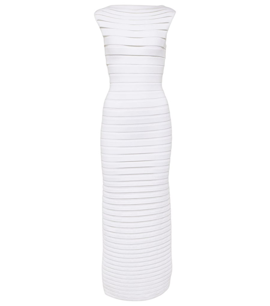 Alaïa Pleated midi dress