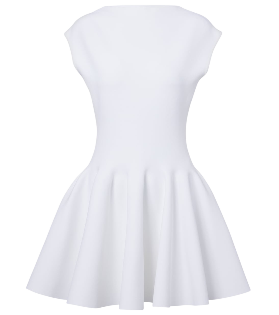 Alaïa Pleated minidress