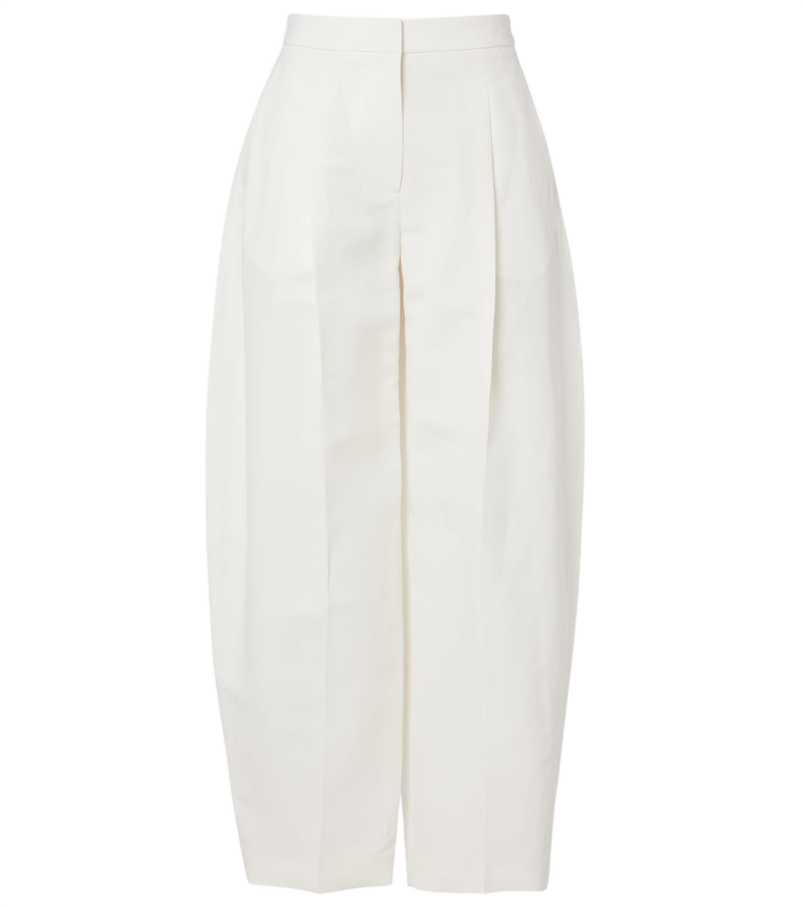 Alaïa Poplin barrel-leg pants