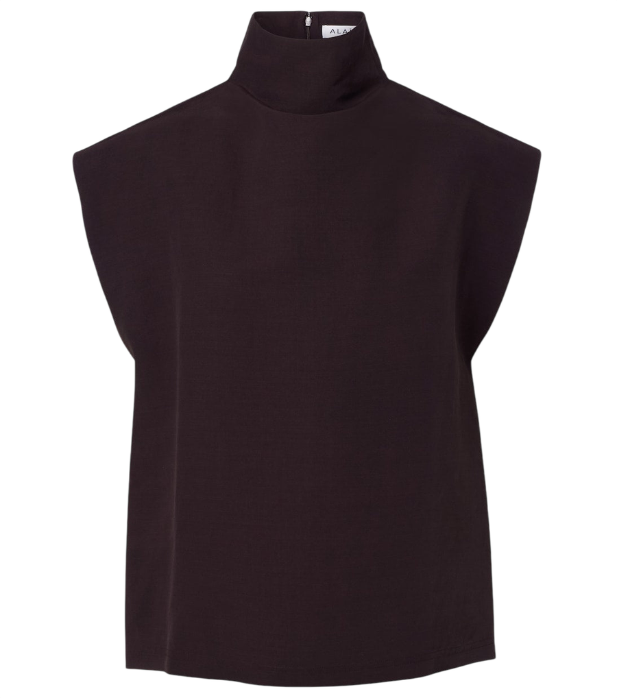 Alaïa Poplin turtleneck top