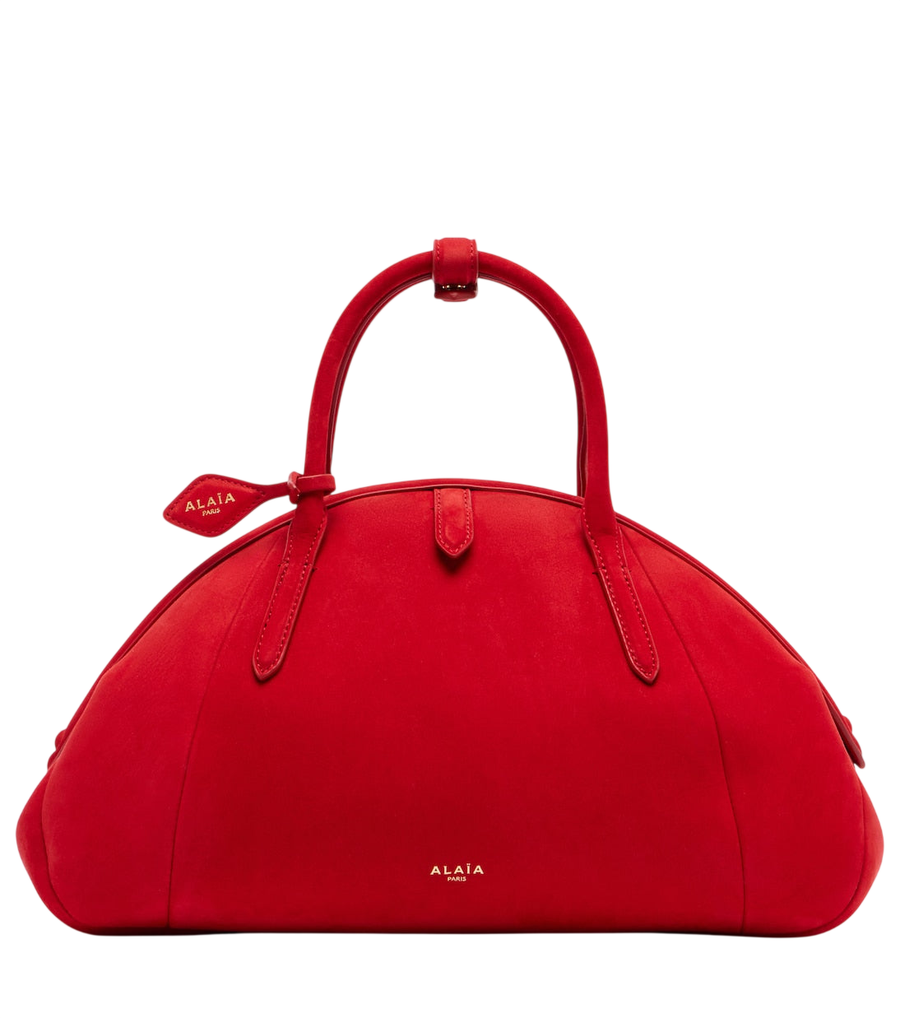Sac à main Alaïa petit modèle en daim avec poignée supérieure