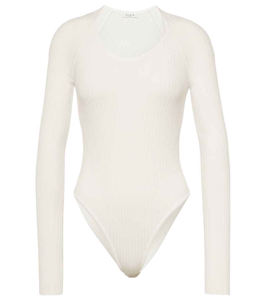 Body en maille côtelée Alaïa