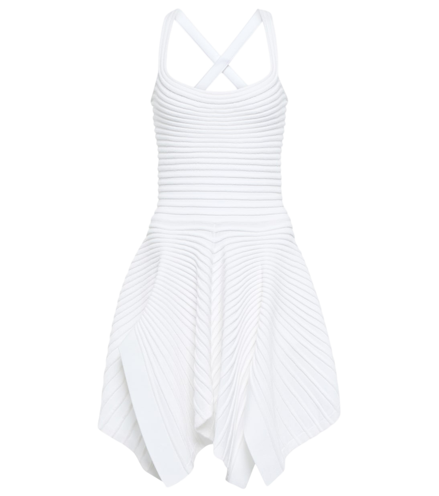 Mini-robe Alaïa en maille côtelée