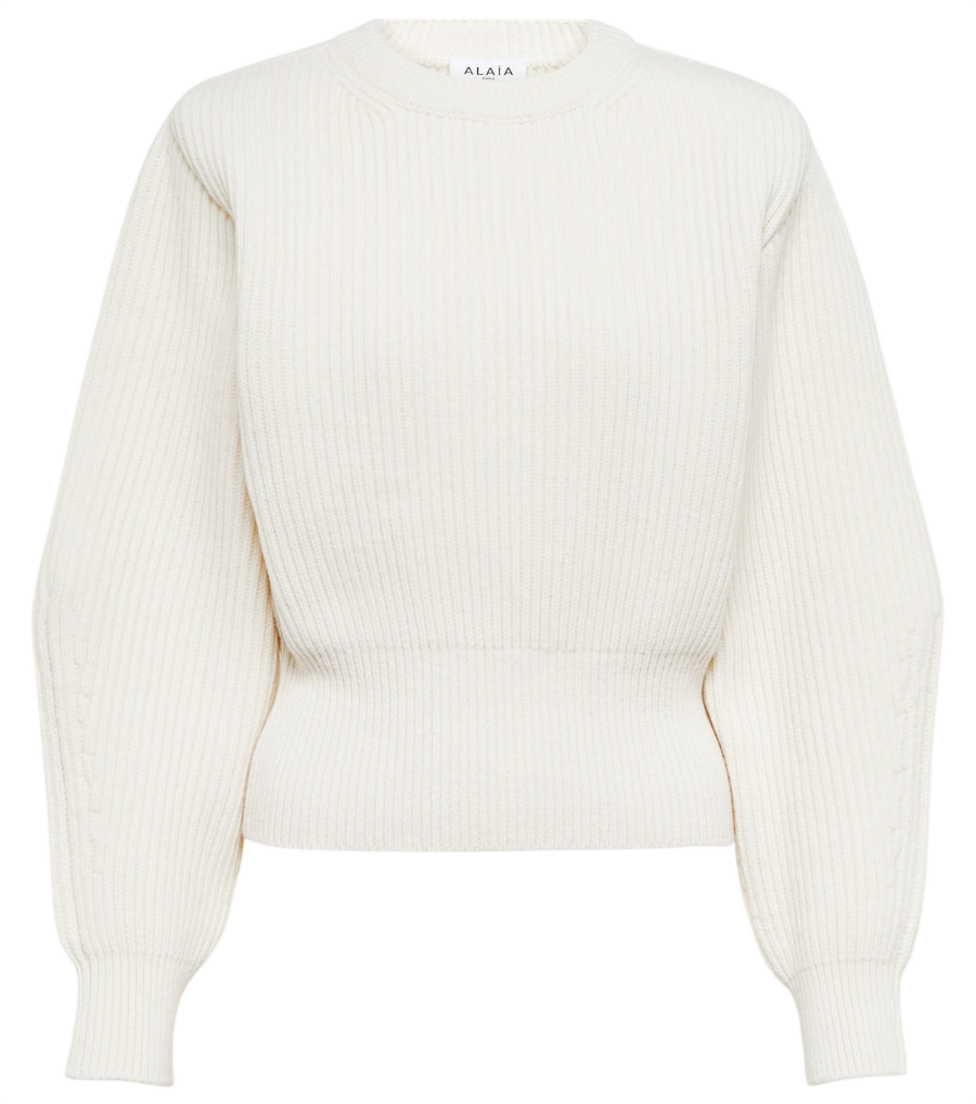 Alaïa Ribbed-knit sweater