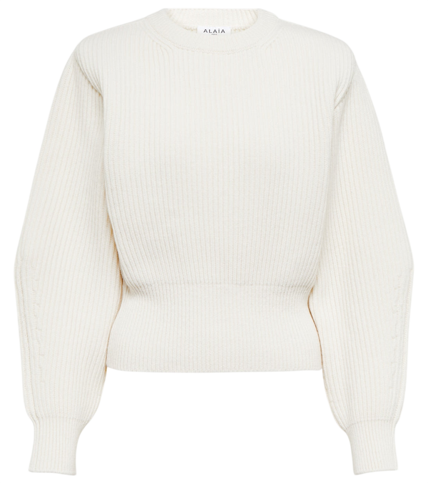 Alaïa Ribbed-knit sweater