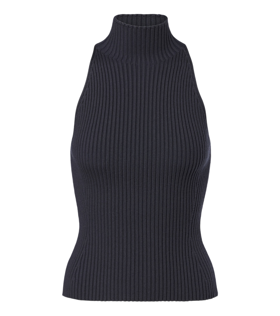 Alaïa Ribbed-knit wool-blend turtleneck top
