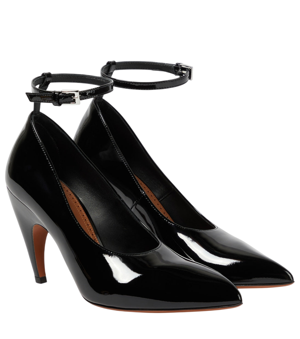 Alaïa Sapatos de salto alto em couro envernizado Shark