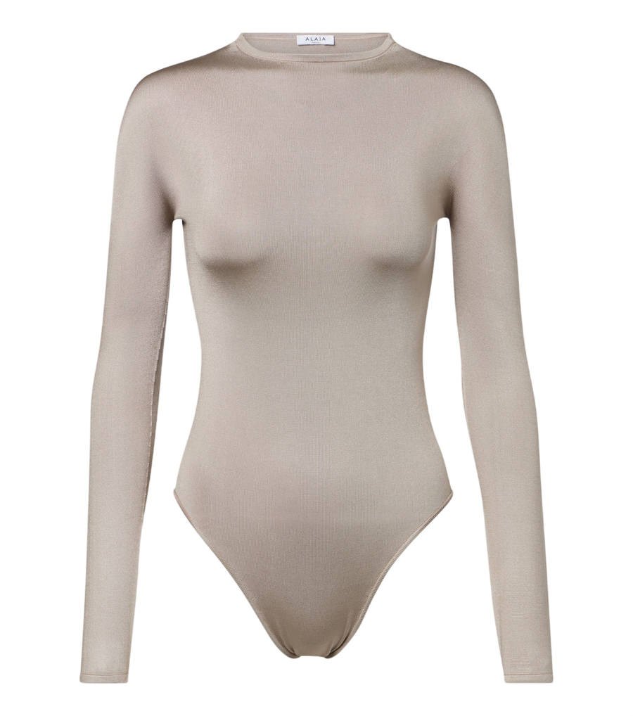 Body de mezcla de seda de Alaïa