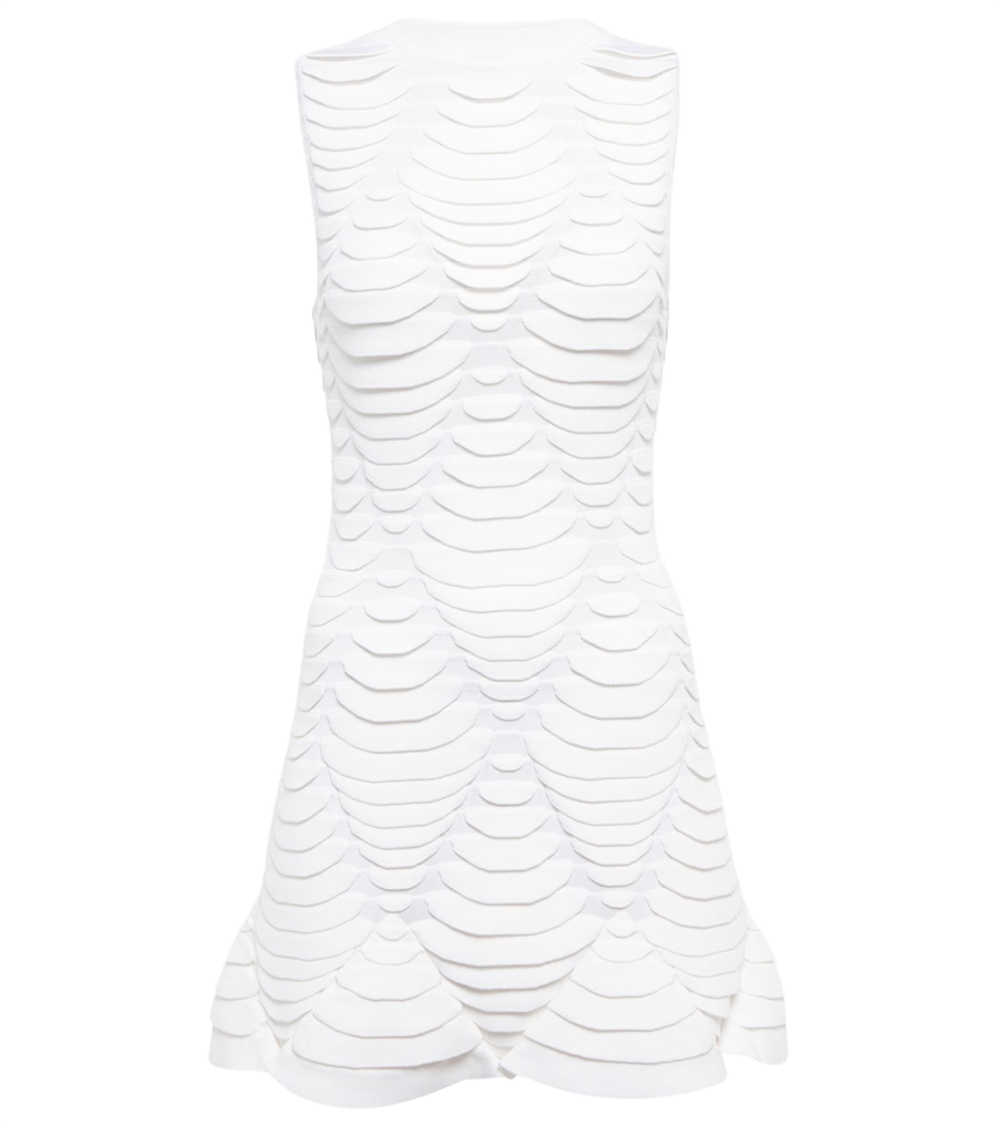 Mini-robe sans manches Alaïa