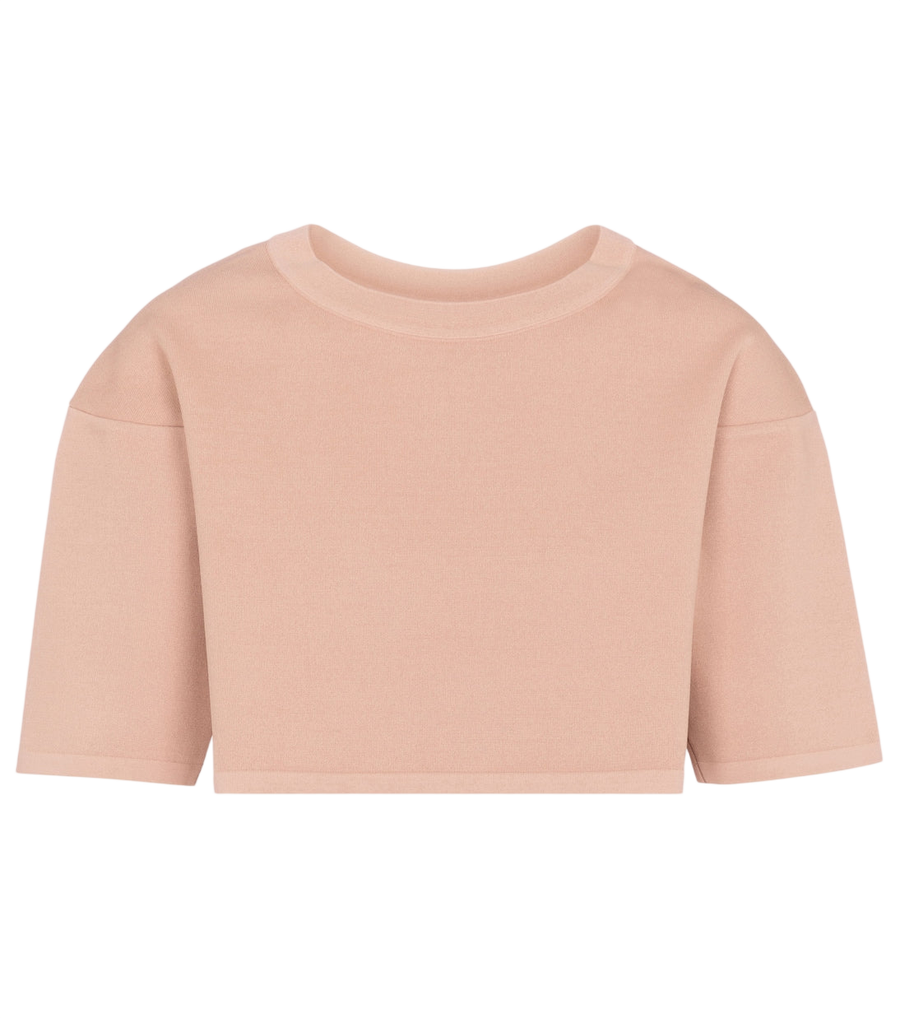 Alaïa Stretch-knit crop top