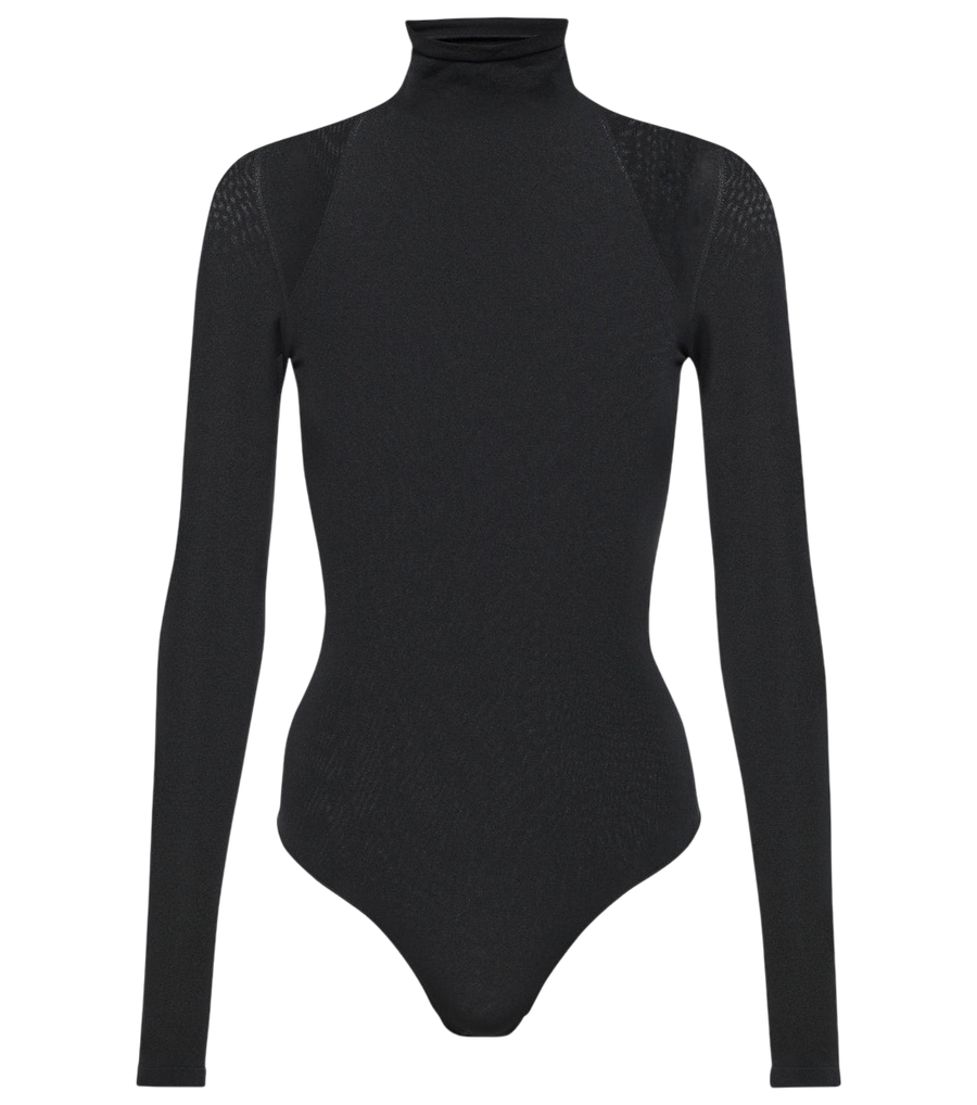 Body en jersey à col roulé Alaïa