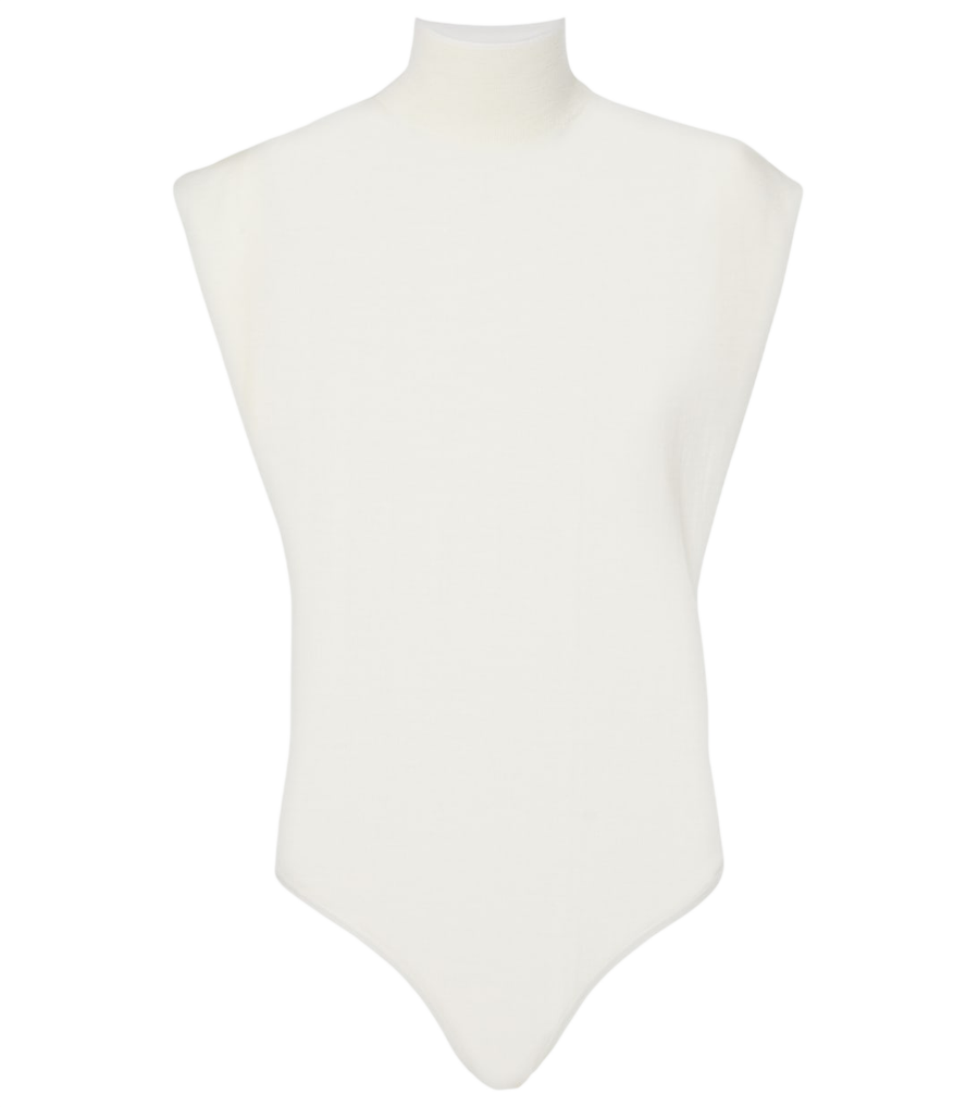 Body de lana con cuello vuelto Alaïa