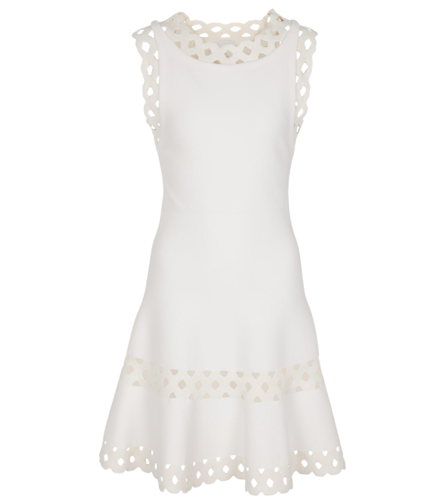 Alaïa Vienne wool-blend minidress