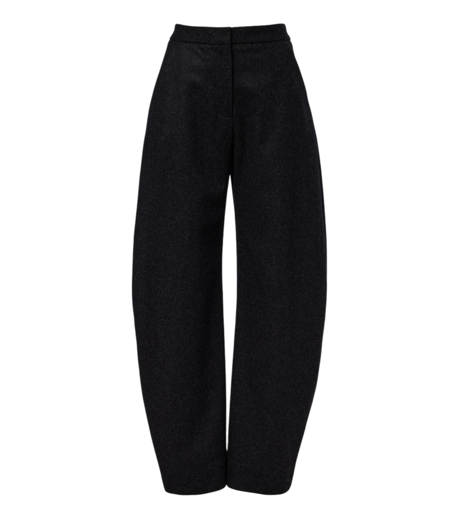 Alaïa Virgin wool barrel-leg pants