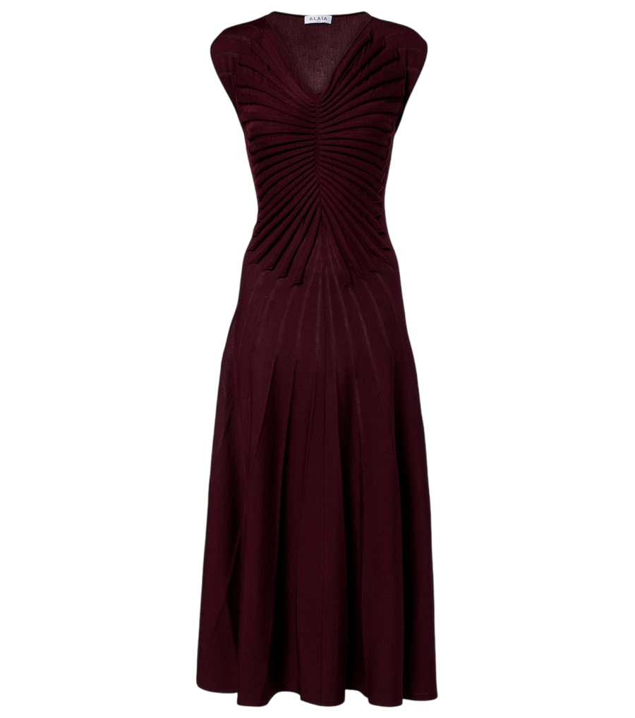 Alaïa Virgin wool midi dress