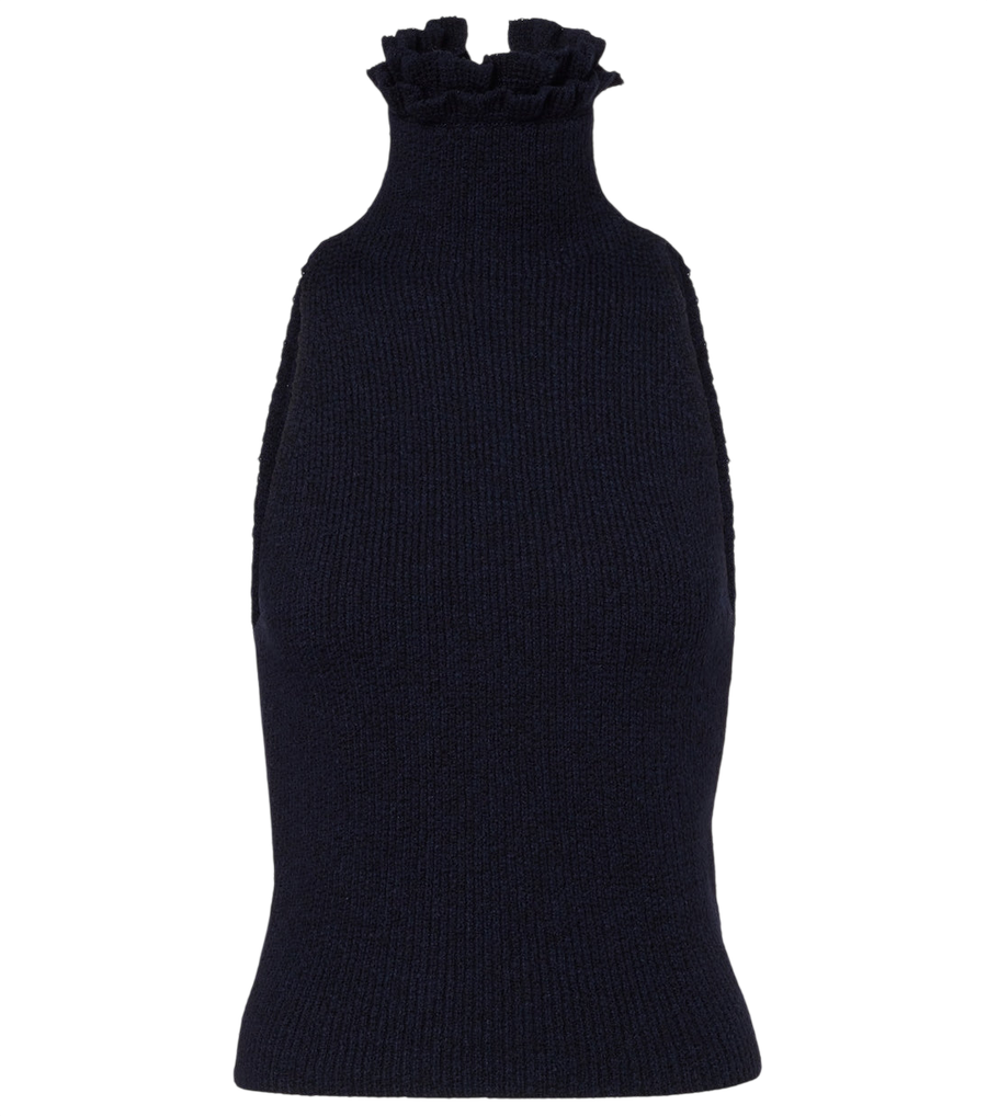Alaïa Wool and silk-blend turtleneck top