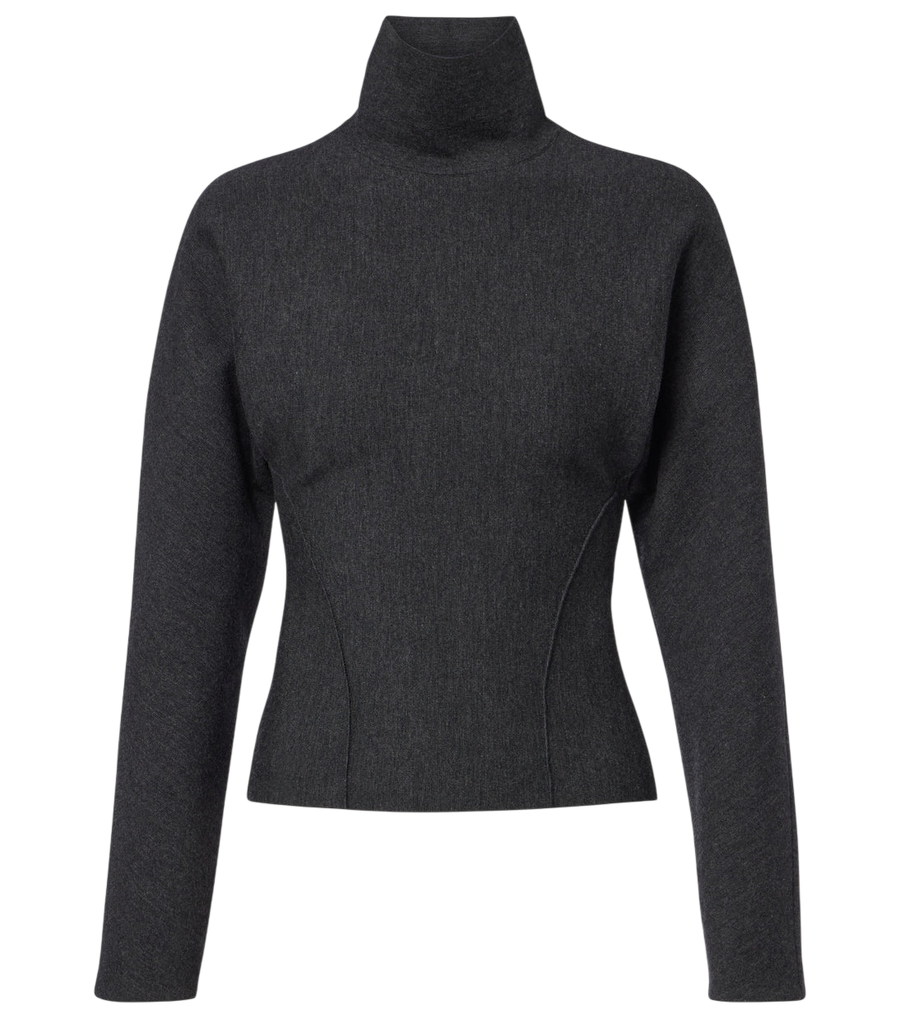 Alaïa Wool-blend turtleneck sweater