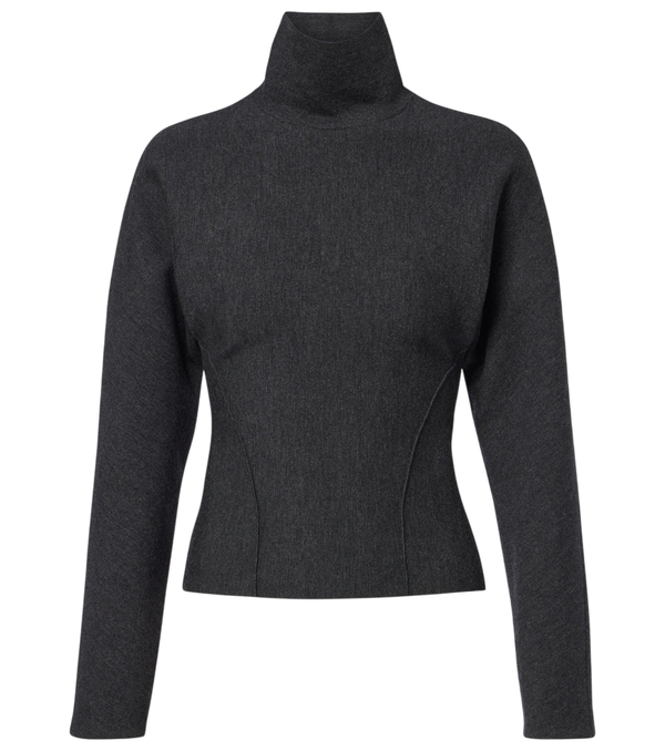 Alaïa Wool-blend turtleneck sweater
