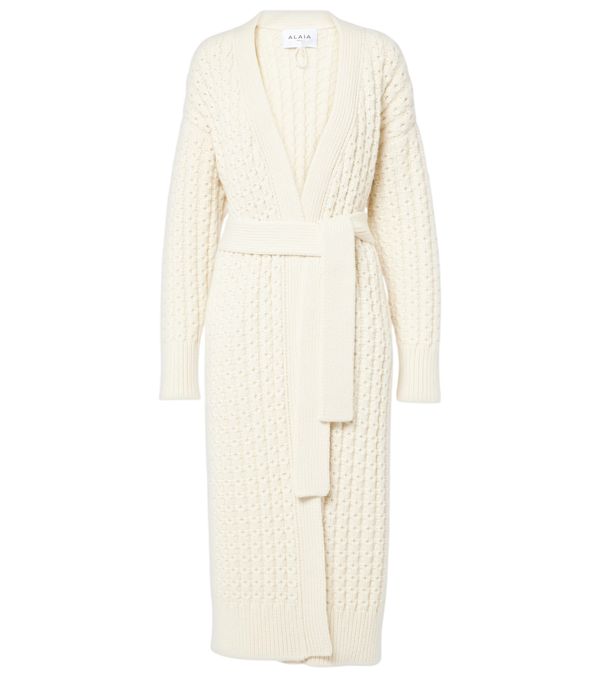 Alaïa Wool wrap cardigan
