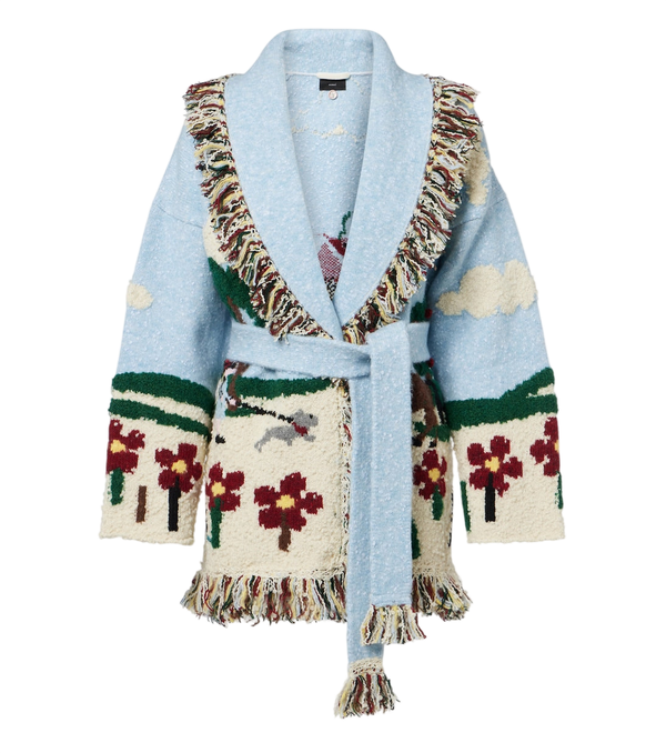 Alanui Casa Alanui intarsia wool-blend cardigan