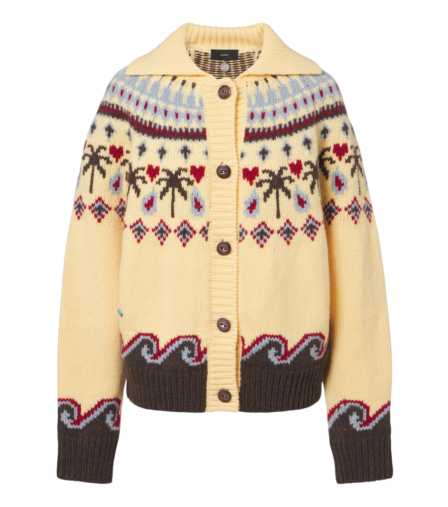 Alanui Sweet Winter virgin wool cardigan