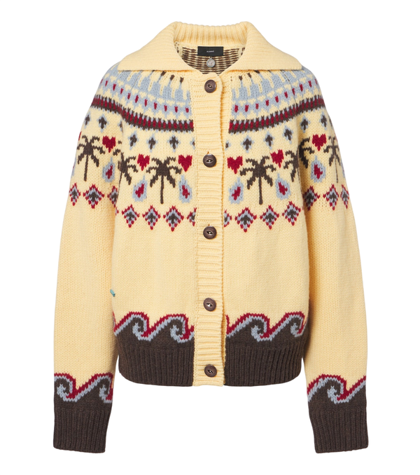 Alanui Sweet Winter virgin wool cardigan
