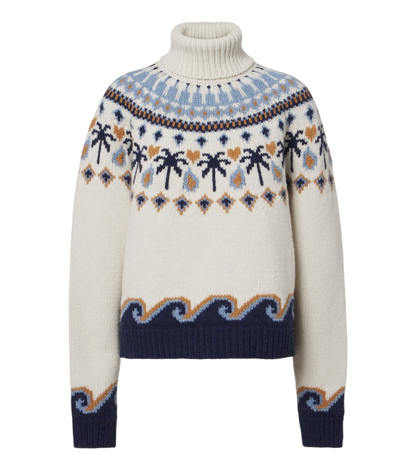 Alanui Sweet Winter virgin wool turtleneck sweater
