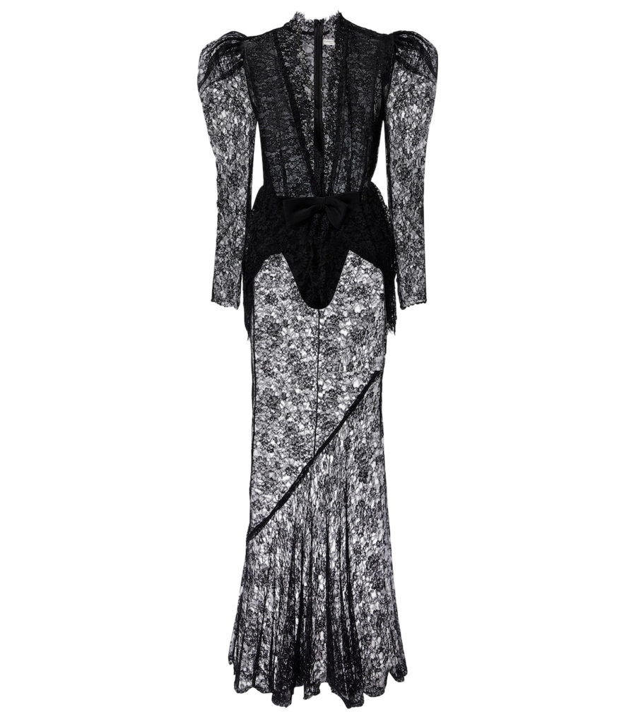 Alessandra Rich Lace gown