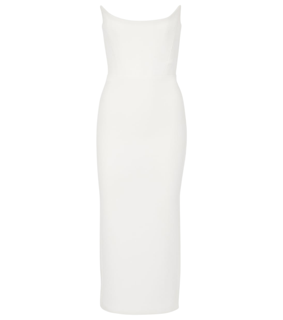 Alex Perry Bridal strapless midi dress