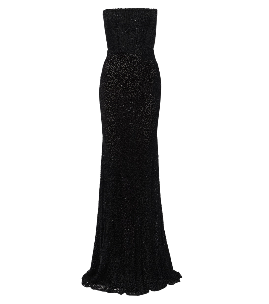 Robe bustier dévoré Alex Perry