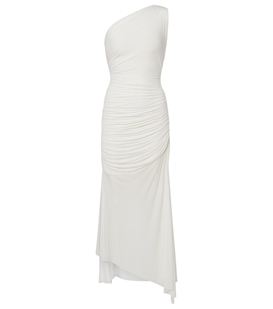Robe de cocktail en jersey froncé Alex Perry