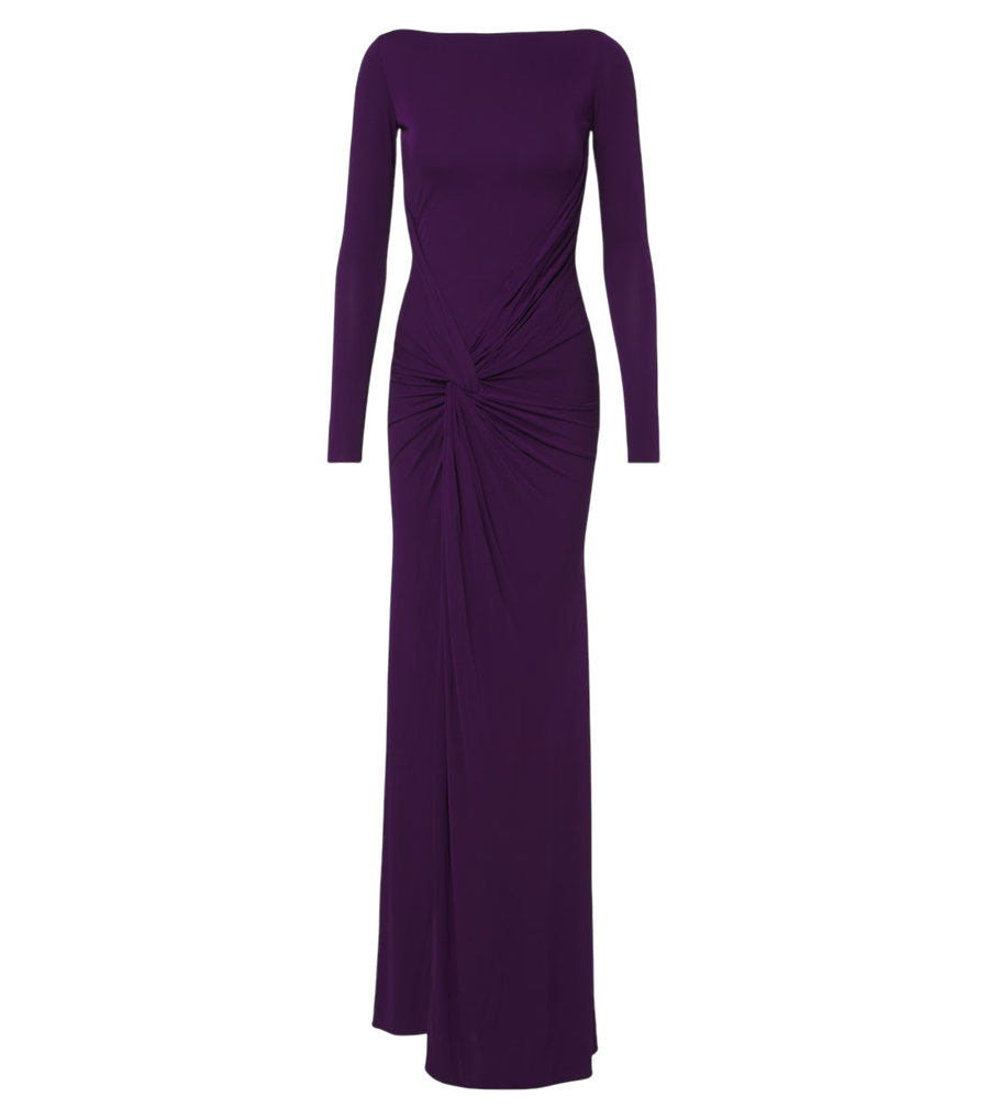 Alex Perry Gathered jersey gown