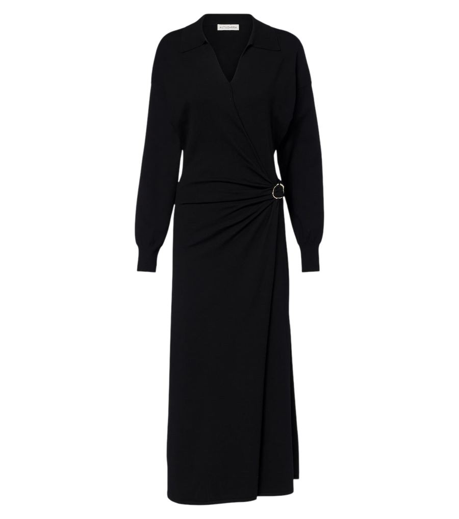 Robe midi froncée Ellington Altuzarra