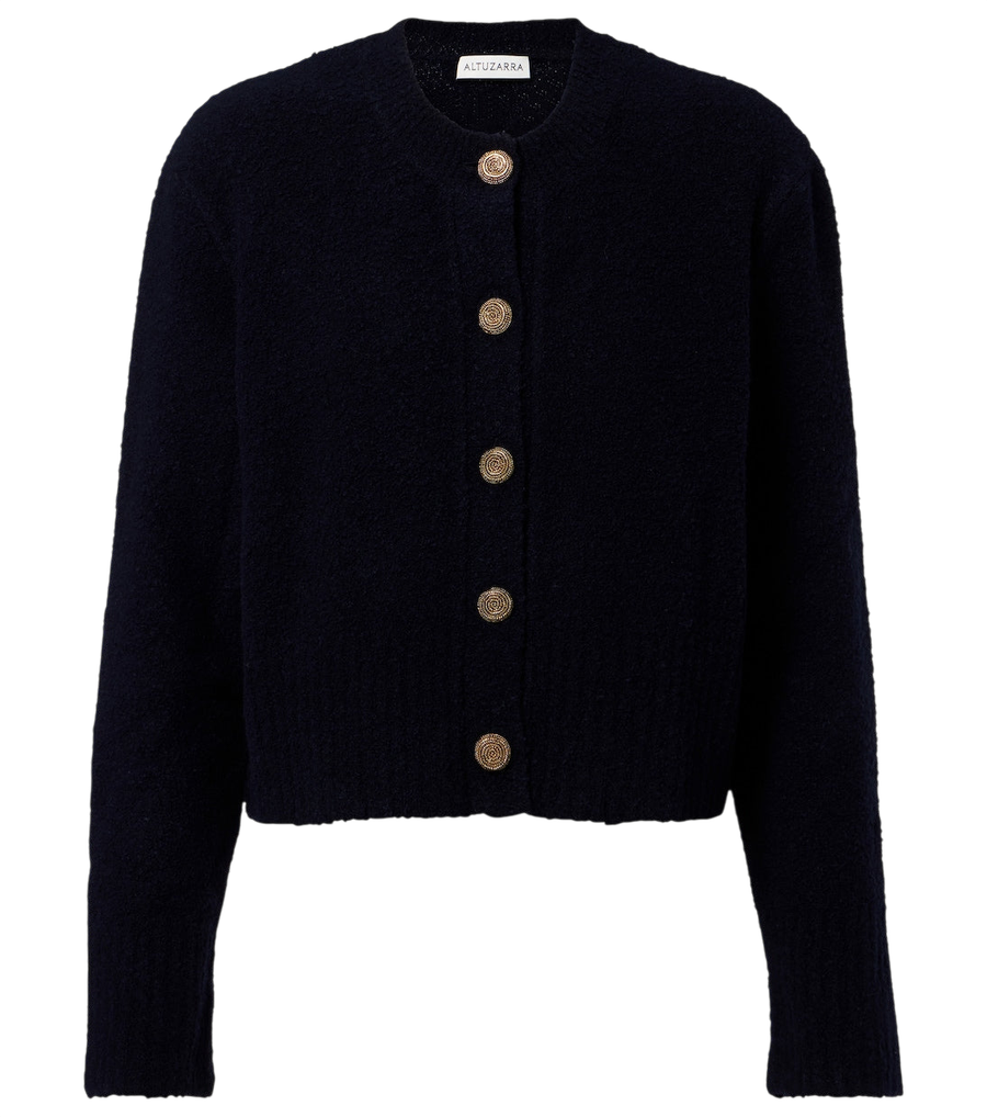 Altuzarra Harris cropped wool-blend cardigan