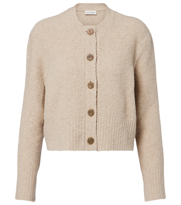 Altuzarra Harris cropped wool-blend cardigan