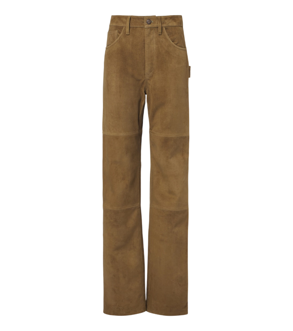Altuzarra Mills suede straight pants