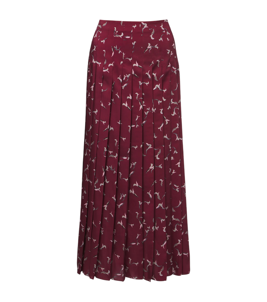 Altuzarra Monti printed pleated midi skirt