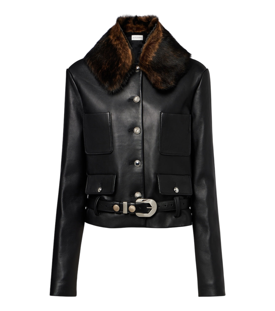 Altuzarra Simons leather jacket