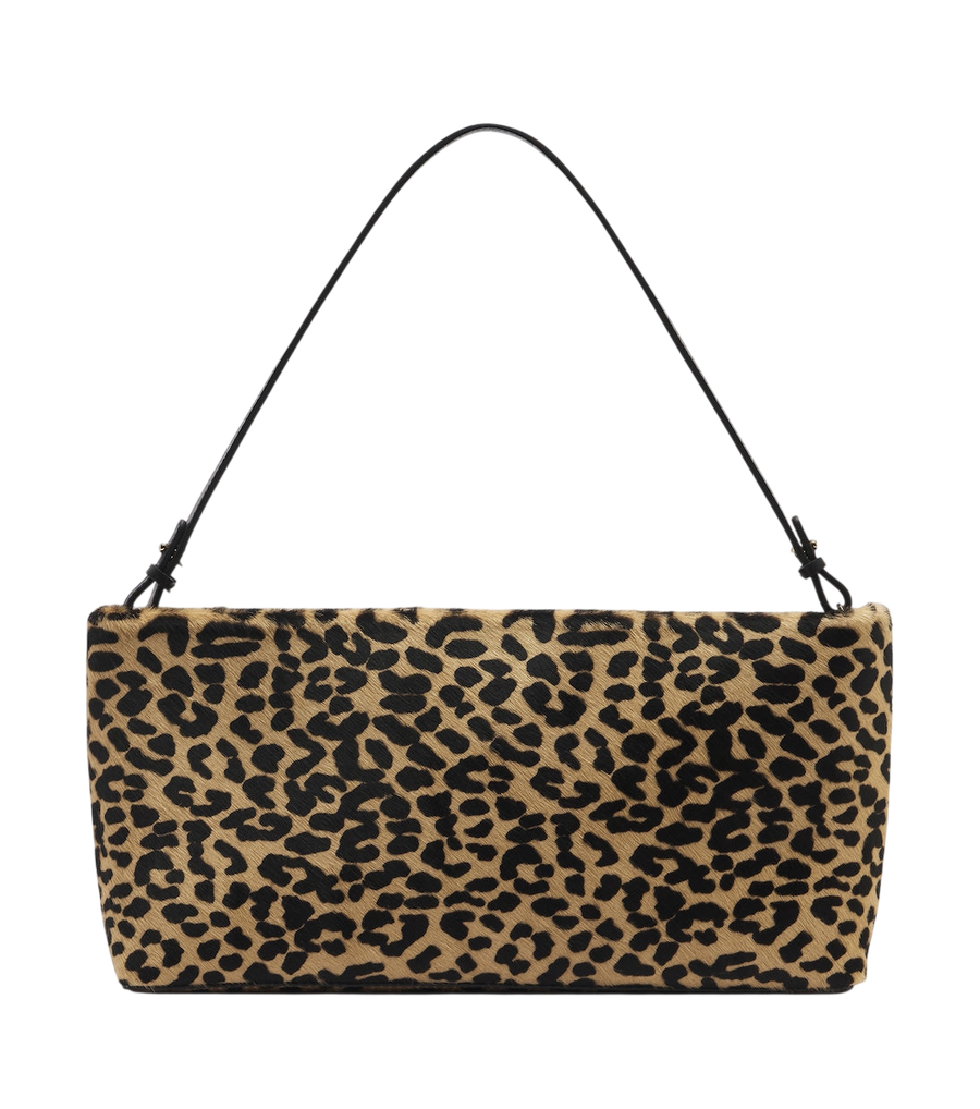 Amanu Mali leopard-print calf hair clutch