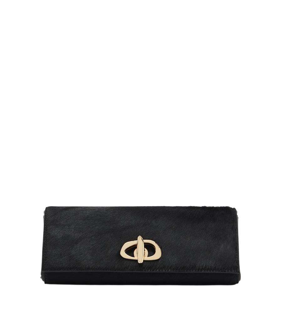 Cartera de mano Amanu Tanzania de pelo de becerro