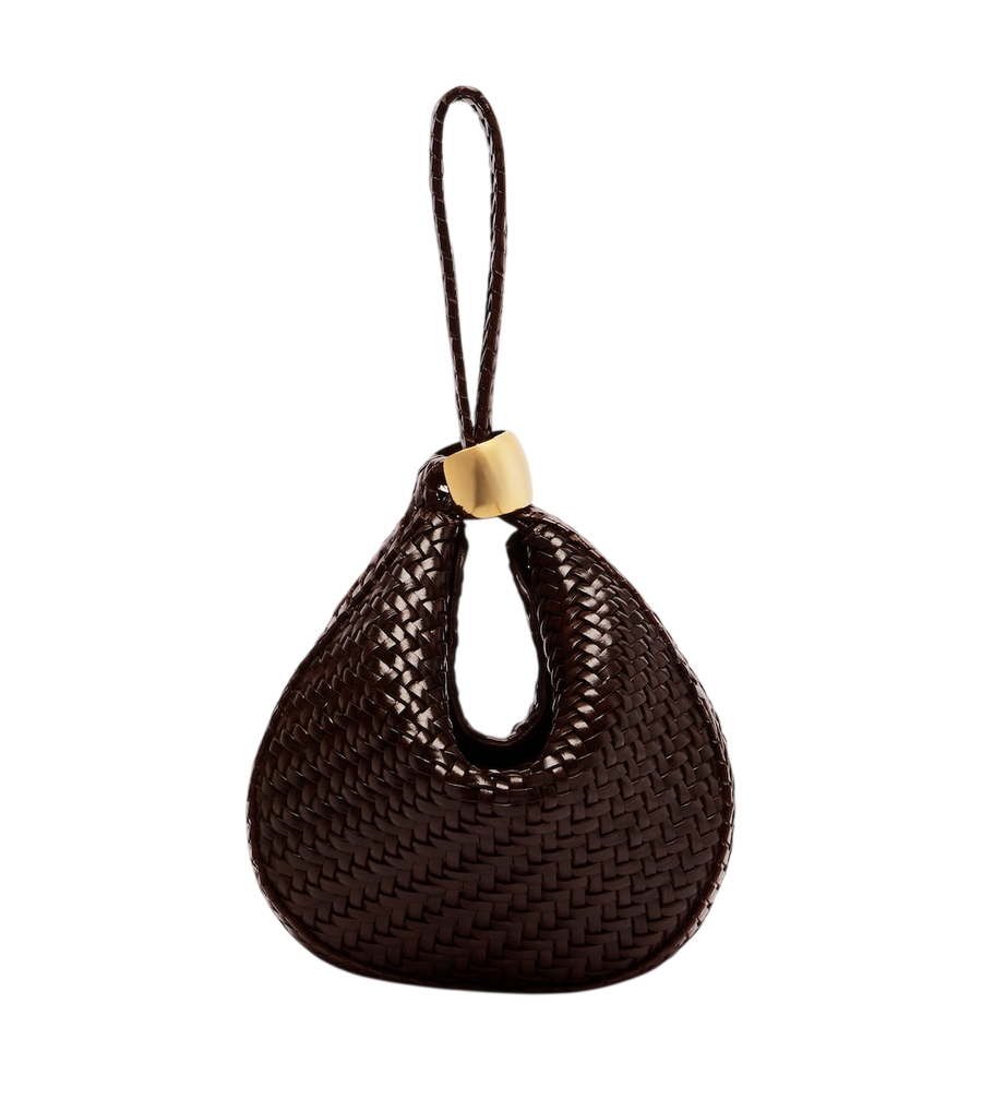 Bolso pequeño de piel con asa superior Amanu Zambia