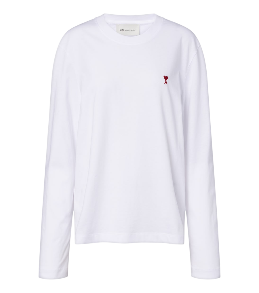 T-shirt en jersey de coton Ami de Cœur Ami Paris