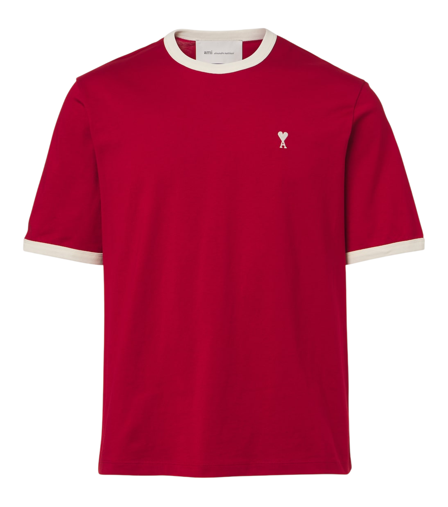 Ami Paris Ami De Cœur cotton jersey T-shirt