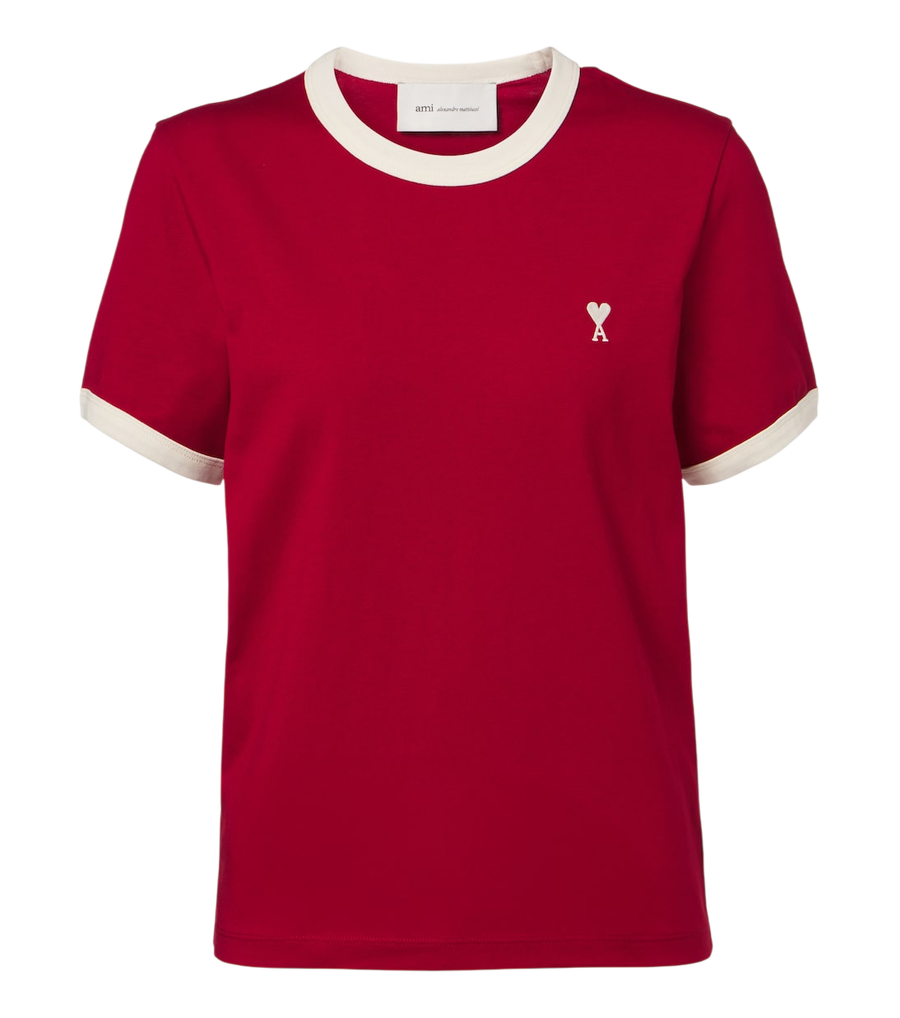 Ami Paris T-shirt em jersey de algodão Ami de Cœur
