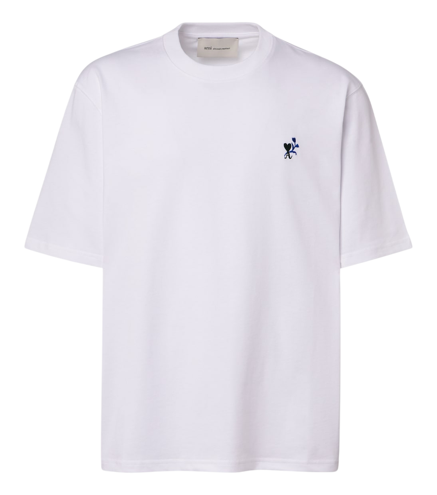 Ami Paris Ami De Cœur Tulipe cotton jersey T-shirt