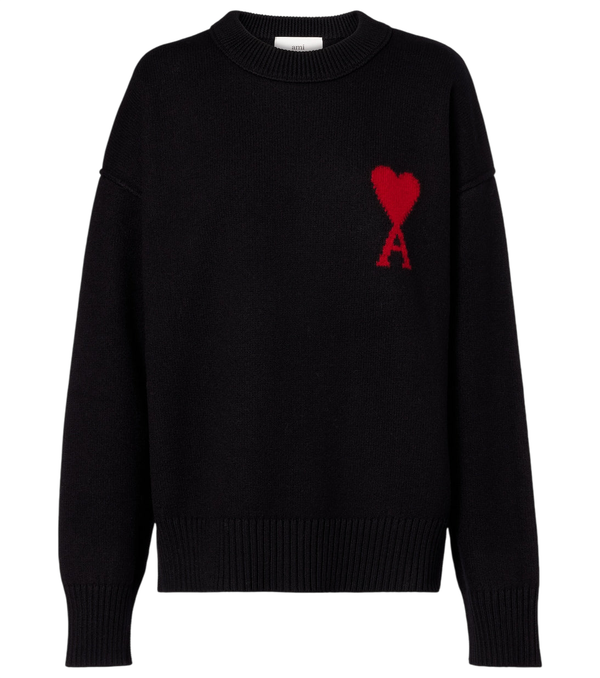 Ami Paris Ami de Cœur virgin wool sweater