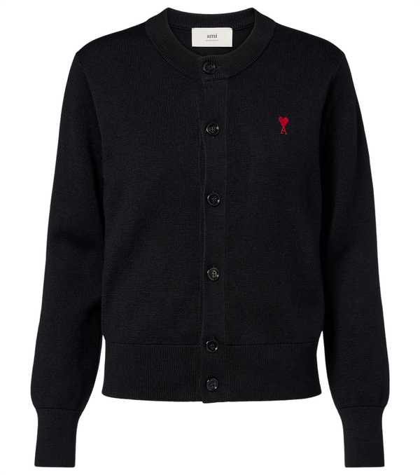 Ami Paris Ami de Cœur wool cardigan